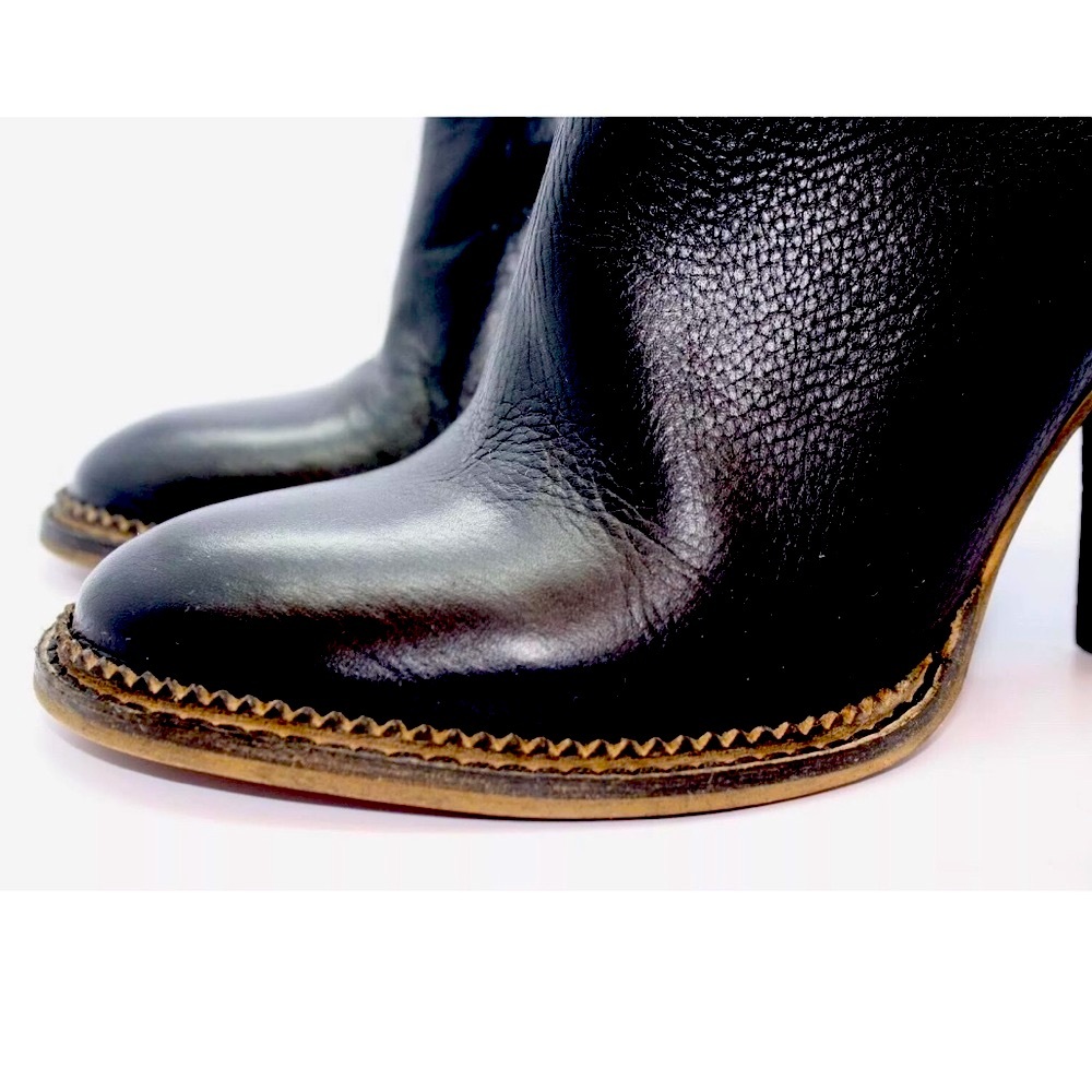 TED BAKER London Encarna Pebbled Leather Boots 7.5 - Picture 9 of 11